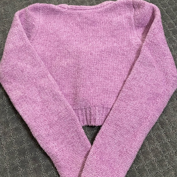 Urban Outfitters Dina Cardigan NWOT Size XS - Violet - Picture 8 of 8